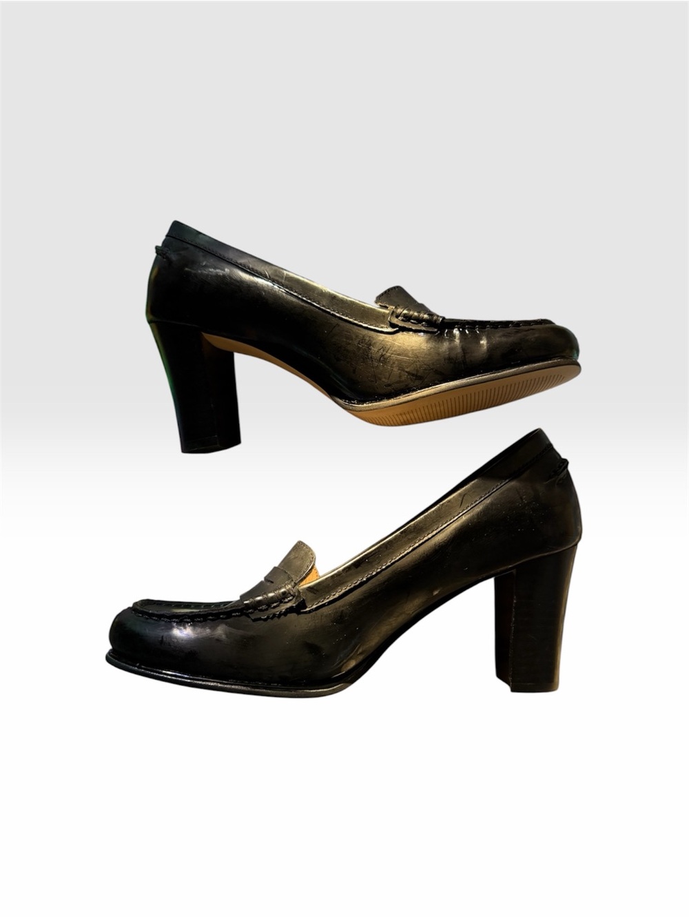 Michael Kors Black Heeled Loafer Pumps for Women